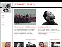 Tablet Screenshot of ludditestereo.com